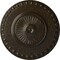 Ekena Millwork Lyon Ceiling Medallion (Fits Canopies up to 3 5/8"), 23 1/2"OD x 3 1/4"P, Stone Hearth Crackle CM23LYSHC - alternate 1
